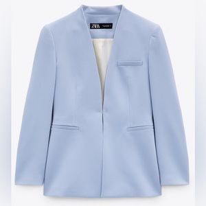 ZARA lapelless blazer